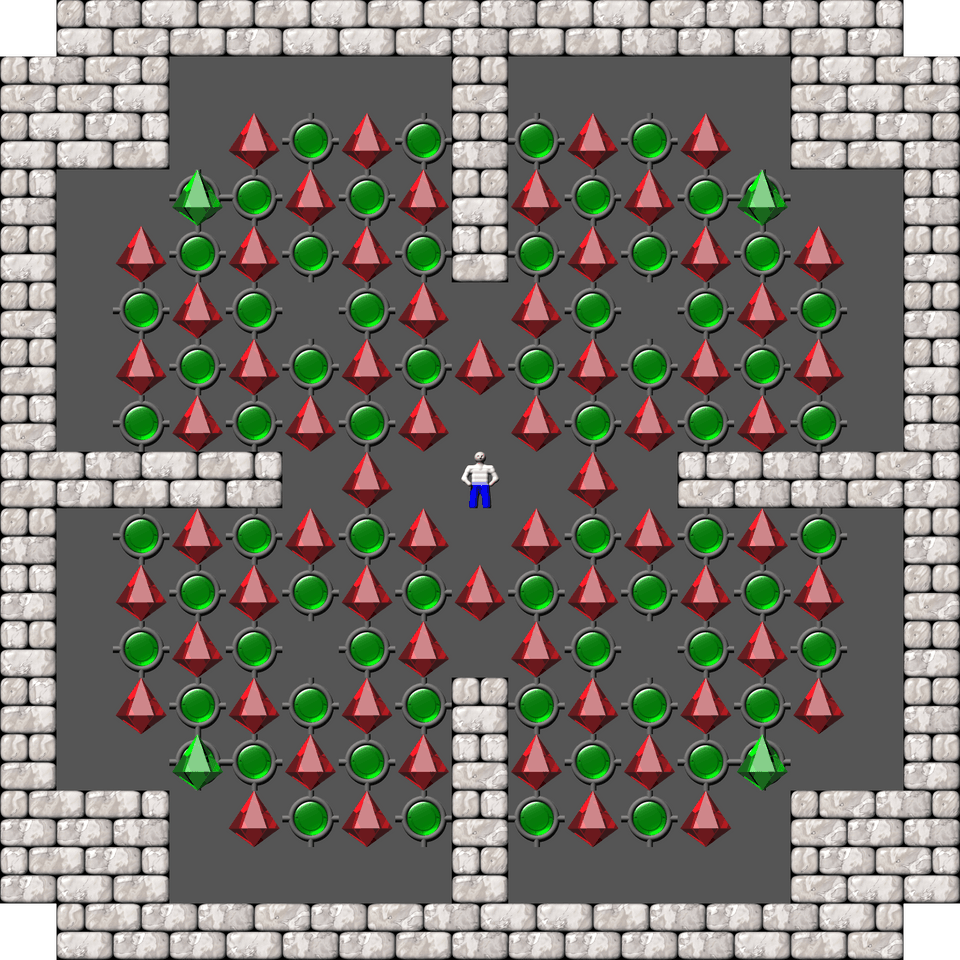 Sokoban Sasquatch XII level 48